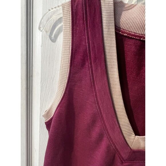 FREE PEOPLE Intimately Bodysuit Womens XS Cozy Cool Pink Tank boho cottage fairy - Picture 3 of 8